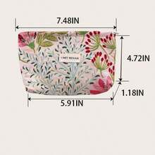 Ins Style Large Capacity Cosmetic Pouch For Women, Portable Travel Toiletry Makeup Bag - Hồng - Xem 4