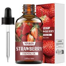 NIVAVIN 30毫升/60毫升/100毫升草莓精油,清新果香,持久留香,适合居家、旅行、户外、车载使用,可用于身体、肌肤、面部、头发,可搭配香薰机、香薰石、香薰木使用。 - 草莓 - 查看 12