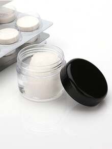 20pcs Round Plastic Cosmetic Containers With Lids, Suitable For Liquids, Lotions, Samples, 20ml/0.7oz Capacity - Clear - View 3