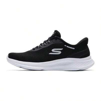 Skechers 女士休闲鞋，透气低帮运动鞋，SKECH-LITE PRO 2.0 女士套脚运动鞋，舒适简约休闲户外运动鞋 150622-BKW