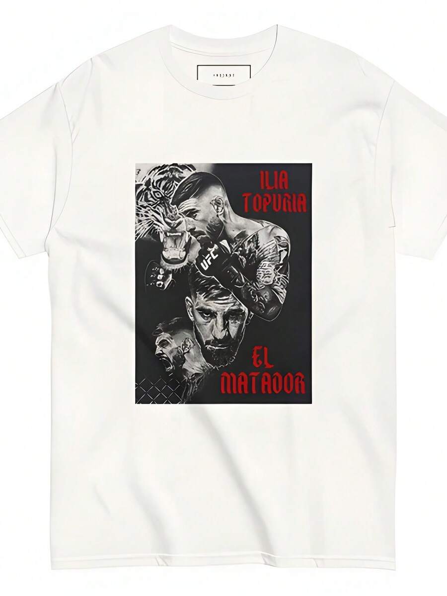 Ilia Topura T-Shirt Ilia Topuria Ilia Topuria El Matador Ilian Topuria Fa - 白 - 查看 1