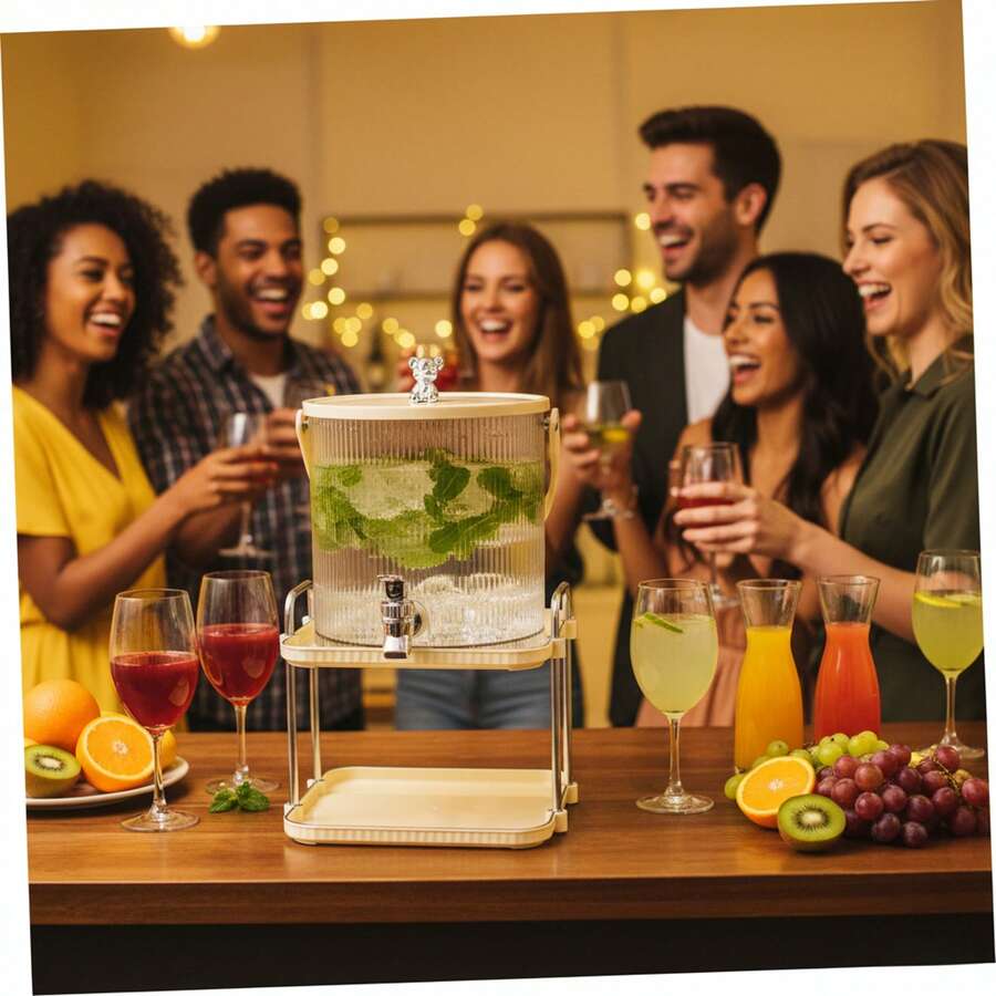 3/5L Portable Cold Water Dispenser Pitcher With Faucet, Tea Pot, Beverage Jar, Juice Container, Cold Water Bucket