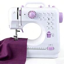 Máquina de Coser Portátil con 12 Puntadas, Capacidad para Coser 5 Capas de Tela, Luz LED Incorporada, Asa de Transporte, Incluye Accesorios Completos, Ideal para Hogar, Manualidades y Reparaciones - Tipo de Enchufe A USA (110-127V) - Ver 9