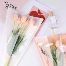 透明花束包装袋，牛皮纸花卉装饰袋 - 多色 - 查看 7