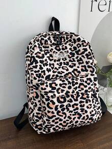 Cartoon Cow Print Backpack, Large Capacity, Casual Backpack For High School Students - Rectangle - View 3