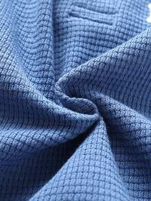 3pcs,Cute Baby Boy Clothes,Casual,Stylish,Soft,Comfortable,"DADDY'S MINI"Slogan Print Button-Up Crew Neck Sleeveless Jumpsuit - Multicolor - View 10