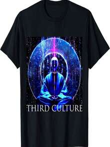 CYBERPUNK WE ARE ALL HU T-Shirt.Jpg - 黑色 - 查看 1