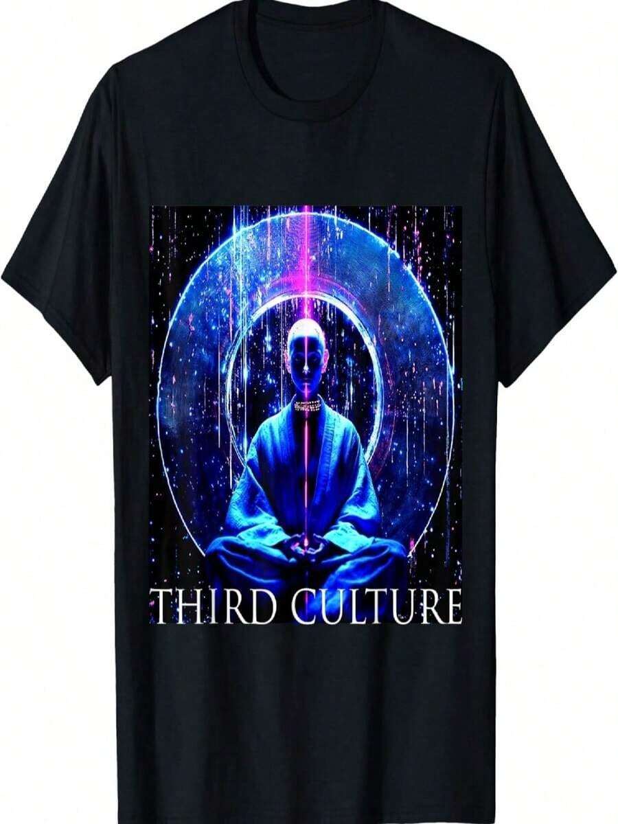 CYBERPUNK WE ARE ALL HU T-Shirt.Jpg - 黑色 - 查看 1