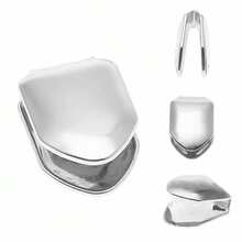 THATBOY 4件套时尚个性饰品牙套，单颗亮铜色，简约酷炫，男女皆宜的礼物 - 彩色 - 查看 8