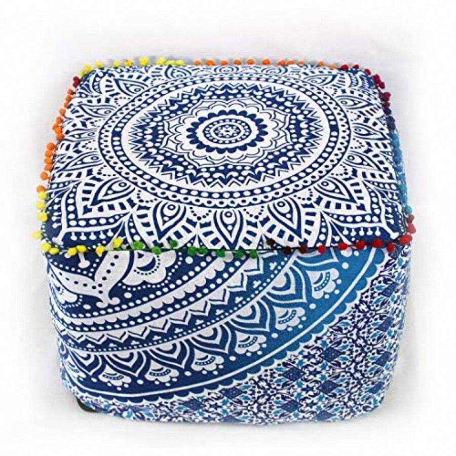 Poufs - ブルーデグラデーション - チェックする 1