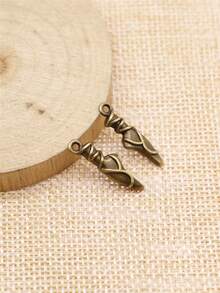 10pcs 23x6x4mm Ballet Charms Pendant For DIY Jewelry Making Necklace Keychain Phone Chain Bracelet Making Accessories Handmade Craft Making Findings - Ballet - View 4