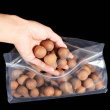 8-Side Sealed Transparent Self-Standing Pouch, Matte Self-Sealing Handle Bag For Packaging Grains, Dried Fruits, Food - View 5