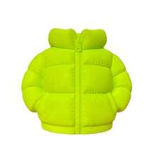 1pc Cute Down Jacket Shaped 3D Printed Pen Holder, Creative Coaster, Classroom Student Desk Decor, Home Office Desk Organizer - A - View 15