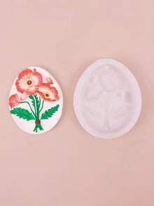 旋花、芙蓉、小鸟吊坠硅胶模具、蜡烛、石头、香薰硅胶吊坠 - A-白色 - 查看 4