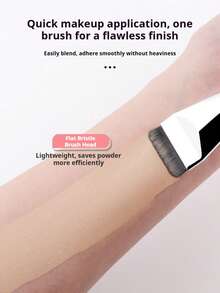 Paleta de maquillaje de acero inoxidable, paleta de maquillaje con anillo mini, set de herramientas de maquillaje - En blanco y negro - Ver 3