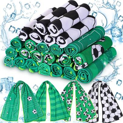 1PC Soccer Cooling Towel 40 X 12 Inch Breathable Sports Cooling Towel Lightweight Fast Drying Team Gifts For Athletes Yoga Gym Camping Running