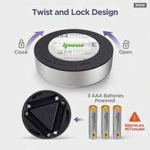 5pcs 3LED Touch Round Lights, Wireless Cabinet Night Light, Suitable For Corridors, Bathrooms, Bedrooms, Kitchens, Stairs, Home Decoration, Non-Rechargeable AAA Battery Power Supply, ≤ 36V Working Voltage - No Battery, Smart Light Sensor, Automatic Brightness Adjustment - 白光 - 查看 9