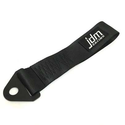 Correa de remolque de nailon de alta resistencia, cuerdas universales para remolque de coche JDM RACING, decoración de correa de remolque para parachoques delantero y trasero XSDB