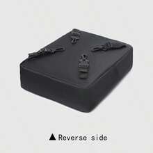 1pc Surfboard Accessories Storage Bag, Swimming Sports Bag, Drink Cooler Insulation Bag, Black Surfboard Deck Storage Bag, Paddle Board Storage Bag, Portable Carry Bag - Black - View 12