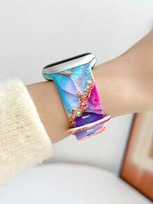 1 chiếc dây đeo đồng hồ silicon họa tiết đá cẩm thạch nhiều màu sắc thời trang mới, phù hợp với 38mm 40mm 41mm 42mm 44mm 45mm 49mm (S10 42mm) (S10 46mm), dây đeo đồng hồ thể thao silicon mềm mại thời trang, phù hợp với Ultra 2 S10 SE 9 8 7 SE 6 5 4 3 2 1, phù hợp với nhiều trang phục, đeo hàng ngày, đi nghỉ lễ. - Nhiều màu - Xem 4