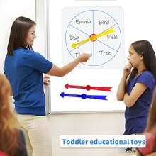 Suction Cup Pointer Spinner | DIY Prize Wheel Accessories | Interactive Classroom Teaching Supplies | Random Draw And Multi-Player Party Game Reward Props - Multicolor - View 2