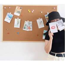 Bảng ghim treo tường bằng nút bần họa tiết hoa, bảng ghi nhớ kiểu Ins, bảng trưng bày treo tường trong nhà. - 1PC - Xem 7