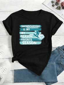 Camisetas femininas - Preto - Ver 2