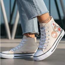 Women Wedge Sneakers - TAUPE - 查看 1