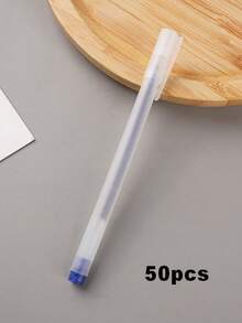 50支装液体墨水凝胶笔，黑/蓝/红三色可选，书写流畅，速干，适用于办公、学生、考试、返校文具用品 - 巨能寫中性筆 - 查看 14