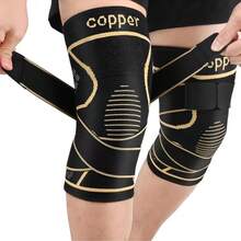2026 New Compression Knee Sleeve: Breathable & Lightweight, Copper Ion Antibacterial, Suitable For Basketball, Cycling, Hiking And Other Sports, Relieves Pressure On Meniscus And Patella, Elastic Strap To Prevent Displacement. Daily Protection And Holiday Promotion. - Multicolor - View 1