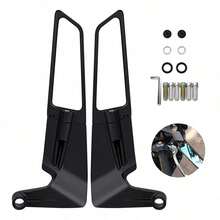 Universal Modified Invisible Rearview Mirror Spoiler - A - View 9