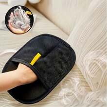 Guante quitapelo multiusos para mascotas, manopla eficiente para el aseo y la limpieza de perros y gatos, cepillo de malla suave para desenredar el pelaje, ideal para eliminar el pelo de mascotas de ropa, muebles, sofás y alfombras, accesorios para mascotas de fácil limpieza - Ver 10