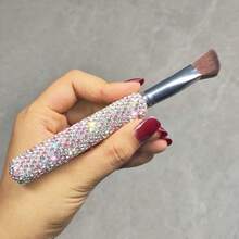 钻石镶嵌斜角轮廓高光刷，提亮泪沟刷，眼部遮瑕刷，无痕化妆刷 - 彩色 - 查看 5