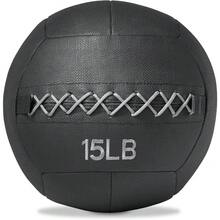 Wall Ball - Soft Shell Weighted Medicine Ball With Non-Slip Grip - 15 LB - View 1