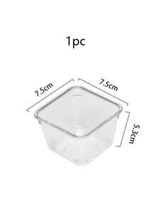 1/3/6pcs-Universal Transparent Drawer Cup And Fork Spoon Storage Box, Desktop Organizer Box, Portable Drawer Storage Organizer, Desktop Organizer Box, Cutlery Divider Box, Drawer Storage Set - Multicolor - View 15