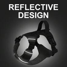 大型犬战术胸背带，防拉扯军用背心，带控制手柄，战术宠物背心，易于控制和训练遛狗，可调节反光条 - 彩色 - 查看 5