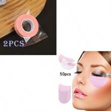 21/52pcs Eye Shadow Tapes Set, Non-Woven Fabric Makeup Protection Membrane, Eye Makeup Auxiliary Tool - Multicolor - View 10