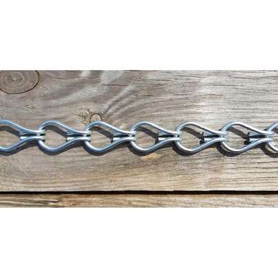 Box/50 Fencing Atthment Trellis Wire Connector 7-Link Chain Metal Galvanised