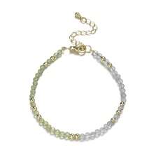 1条简约时尚天然石串珠手链,包含紫水晶、月光石、橄榄石、闪亮宝石,采用3毫米刻面珠子,精致水晶手链,适合女性日常及度假佩戴。 - 彩色 - 查看 19