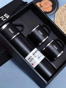 500毫升304不锈钢真空保温水瓶，3个/套，带礼盒，双层防漏保温瓶，可保温或保冷数小时，适合骑行、背包旅行、办公室、汽车、学校、聚会、露营等多种场合。 - 彩色 - 查看 18