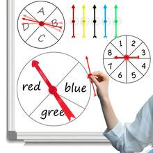 Suction Cup Pointer Spinner | DIY Prize Wheel Accessories | Interactive Classroom Teaching Supplies | Random Draw And Multi-Player Party Game Reward Props - Multicolor - View 1