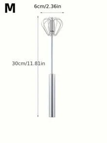 1pc Multifunctional Stainless Steel Whisk & Milk Frother, Home Baking Tools, Cream Egg Hand Blender, Household Push Blender Blender - Egg Whisk, Milk Frother, Hand Push Blender Blender Multi-Tool Eid Al-Adha Mubarak - View 9