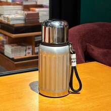 Customized Text Logo Stainless Steel Vacuum Insulated Water Bottle, High-Quality Large Capacity, Portable Outdoor Water Cup For Men, Women, Students, Commuter, Business, Sports, Car, Office, Minimalist Design, Keeps Hot/Cold - Multicolor - View 11