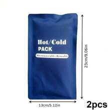 Paquete de gel de hielo, compresa fría/caliente reutilizable y suave, relaja las articulaciones y los músculos, alivio flexible para lesiones de hombro, espalda, rodilla, cuello y tobillo - Multicolor - Ver 6