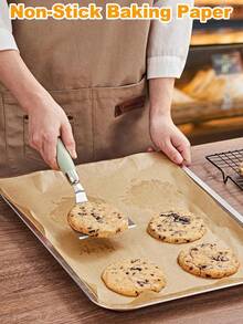 200片/100片/50片装空气炸锅专用烘焙纸，方形硅胶防油纸托盘，加厚空气炸锅专用烘焙纸托盘设计，未漂白烘焙纸，耐热材质，不粘，无需裁剪，适用于烤箱、烧烤炉、空气炸锅、蒸锅，可用于烘焙、烤制、空气炸、蒸面包、制作纸杯蛋糕等。 - 方形棕色 - 查看 5