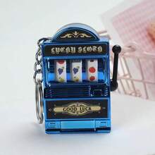 20pcs Slot Machine Keychain, Fun Stress Relief Lucky Charm, Toys For Men & Women - Multicolor - View 16