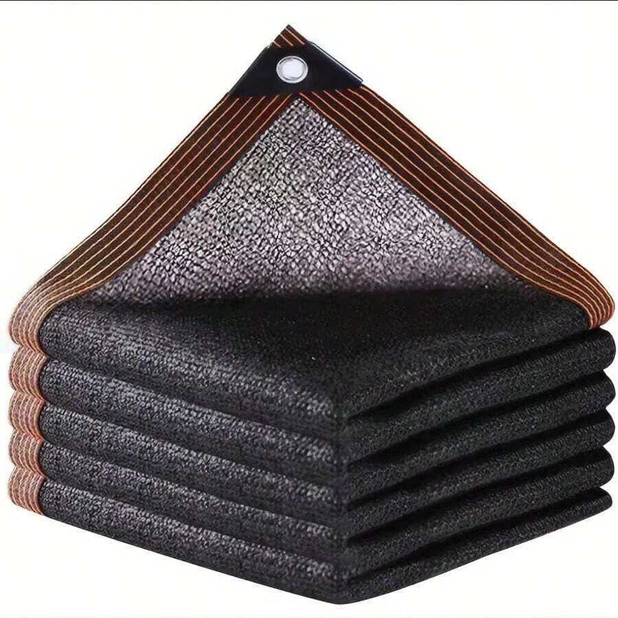Black Sunshade Net For 70-80% Shading, Plant Greenhouse Covering Net, Fence, Privacy Net, Garden, Sunshine, Shantytown, External - 4*6m - View 1