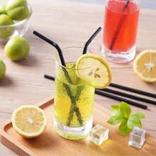 Reusable Straws For Party, Family Gathering, Outdoor Camping And Beach Dinner, Suitable For Beverages, Milk, Soda, Party, Whiskey, Wedding Celebration, Cocktail, Tea, Hot Chocolate, Cold And Hot Cups, Travel Mugs, Applicable For Halloween, Christmas, Valentine's Day Party, Valentine's Day Gift - Multicolor - View 4
