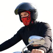 Fabulous Be Xtreme Summer Cashew Flower Cycling Balaclava Face Mask, Breathable, Moisture-Wicking, Quick-Drying, Stretchy - Multicolor - View 6