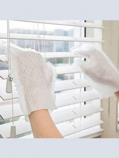 30 قطعة/20 قطعة/10 قطع قفازات تنظيف من الألياف الدقيقة، قفازات قابلة لإعادة الاستخدام فائقة اللين لإزالة الغبار، قفازات متعددة الأغراض للاستخدام الرطب والجاف خالية من الوبر لتنظيف المنزل والمطبخ والحمام والسيارة والأثاث